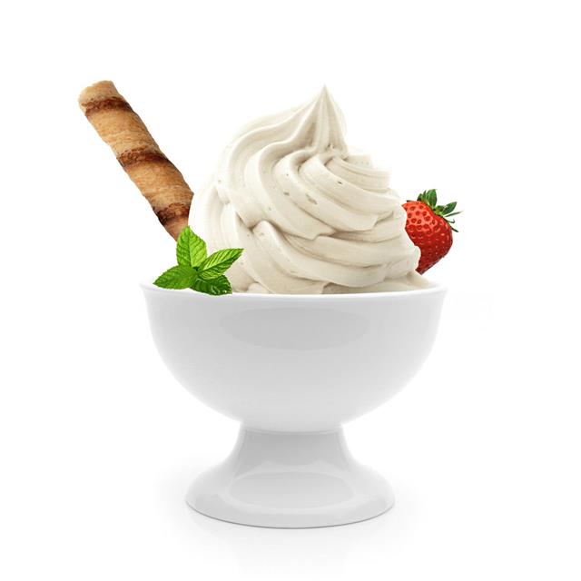 Soft Vanilla Ice Cream Or Frozen Yogurt