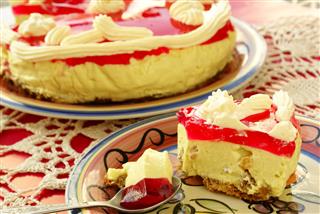 Cheese Cake With Jelly
