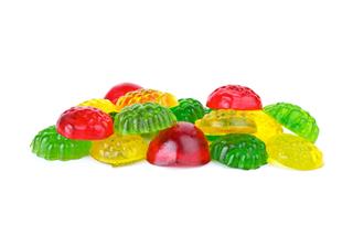 Different Colored Fruit Jellies