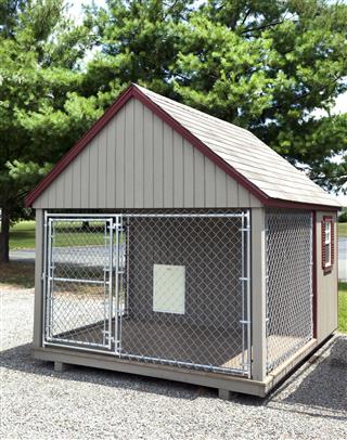 Upscale Doghouse Kennel