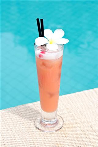 Cocktail Near Pool