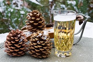Beer And Pine Cones