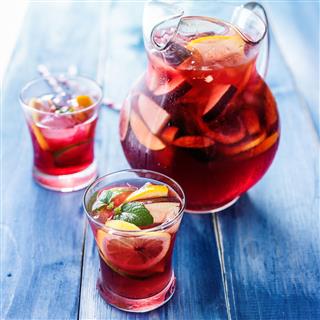 Sangria With Fruits