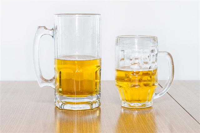 Two Different Beer Mugs