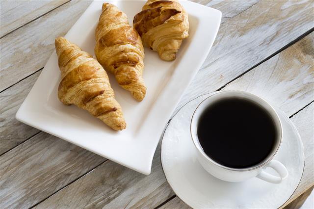 Croissants With Coffee