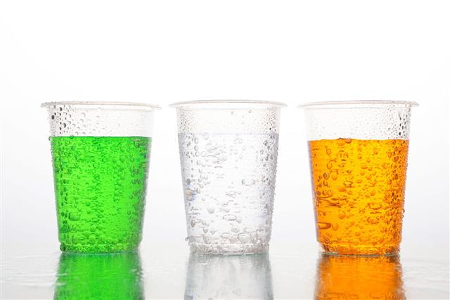 Different Color Of Carbonated Beverages