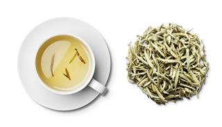 Jasmine Tea And Saucer Of Leaves