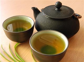 Two Cups Of Green Tea