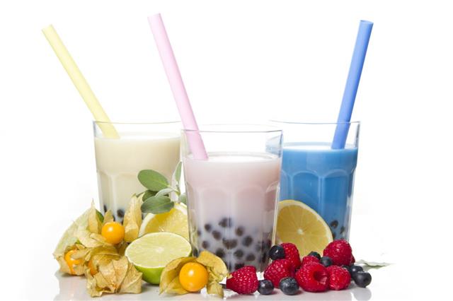 Bubble Teas With Fruits