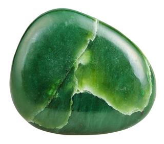 Polished Green Nephrite Gemstone