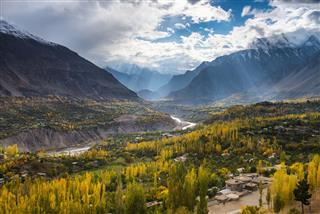 Beautiful Landscape Of Hunza Valley