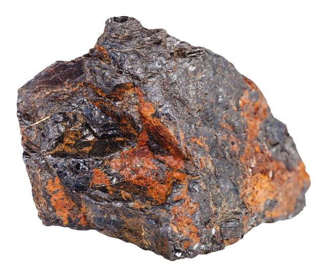 Wolframite Mineral Stone In Iron Ore