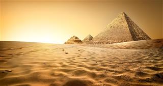 Pyramids In Sand