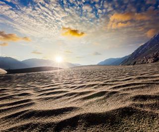Sand Dunes Nubra Valley Ladakh India
