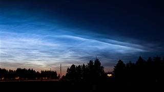 Noctilucent Clouds Glowing