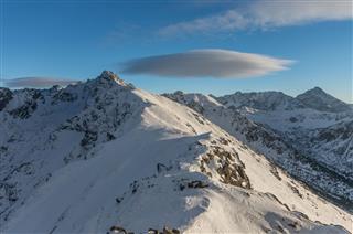 Lenticular Clouds Over High Tatras