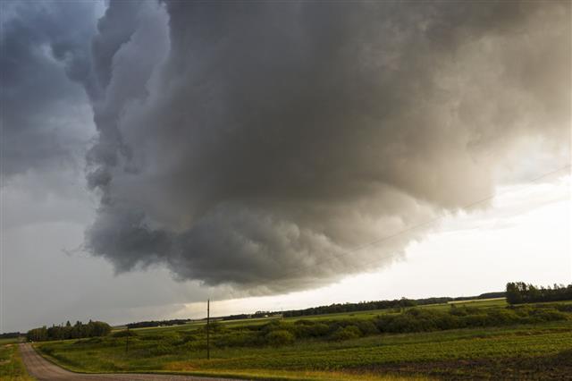 Shelf Cloud In Rural Minnesota