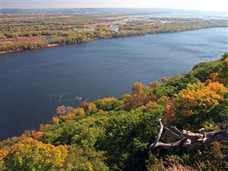 Mississippi River At Fall
