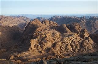 Dramatic Barren View From Mount Sinai