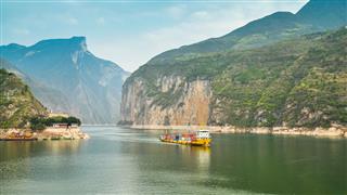 Qutang Gorge And Yangtze River