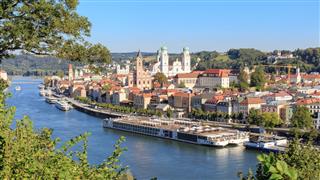 Passau At The Danube River