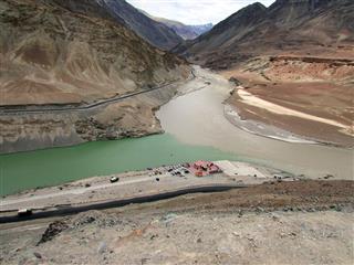 Indus And Zanskar Rivers
