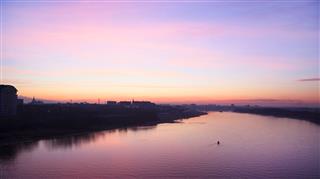 Sunrise On The Irtysh River