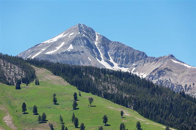 Lone Peak Big Sky Montana Usa