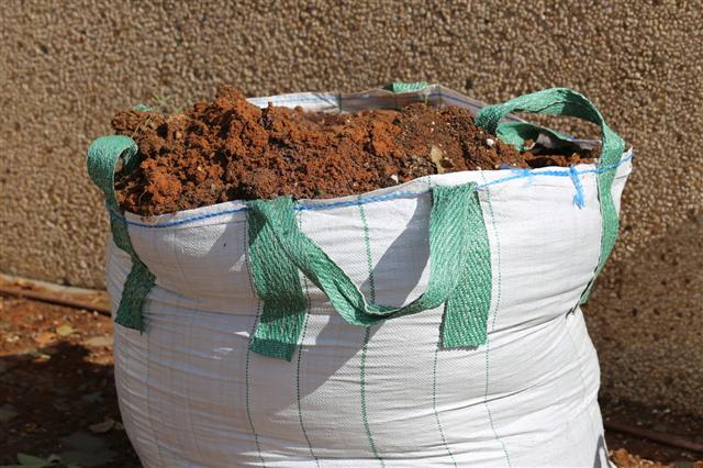 Bulk Bag Full Of Soil