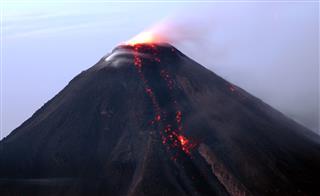 Fire Volcano Eruption