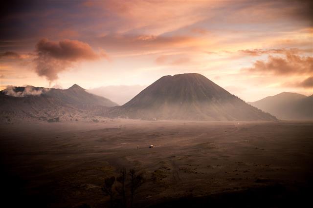Volcano Sunrise Indonesia