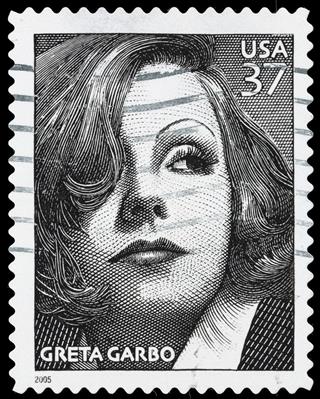 Usa Greta Garbo Postage Stamp