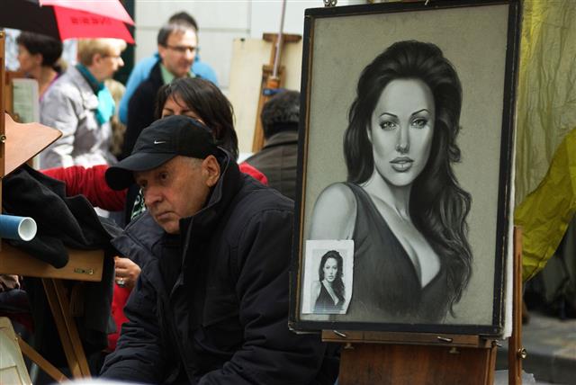 Portrait Of Angelina Jolie