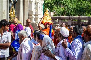 People Around Mahabodhigaya Temple