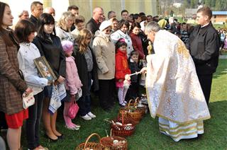 Easter Parishioners Of The Orthodox Church