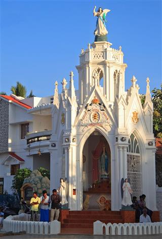 Chapel Of Catholic Church In Kanyakumari