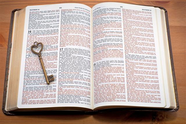 Key On The Open Bible