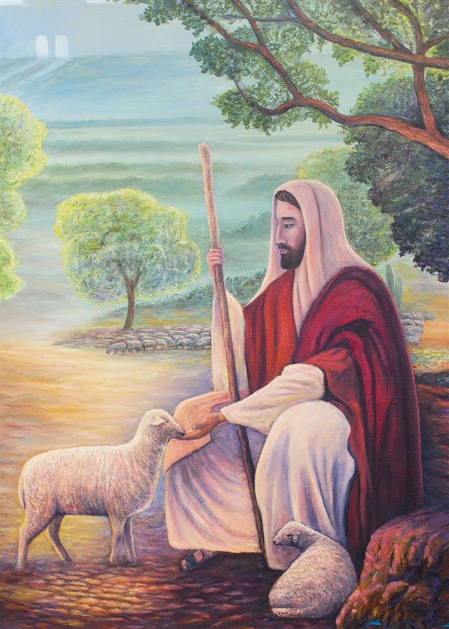 Oil Painting Of Jesus