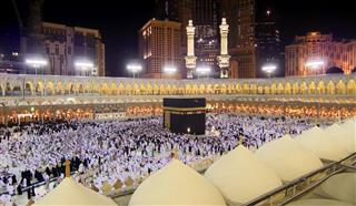 Kaaba In Mecca At Night