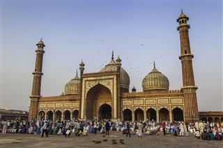 Jama Masjid In Old Delhi India
