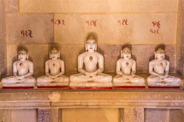 Jain Temple Mahavira In Jaisalmer India