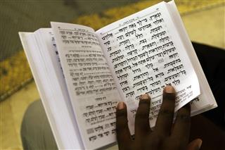 Black Jew Reading The Siddur