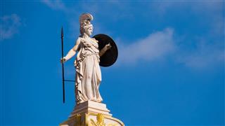 Goddess Athena In Athens Greece
