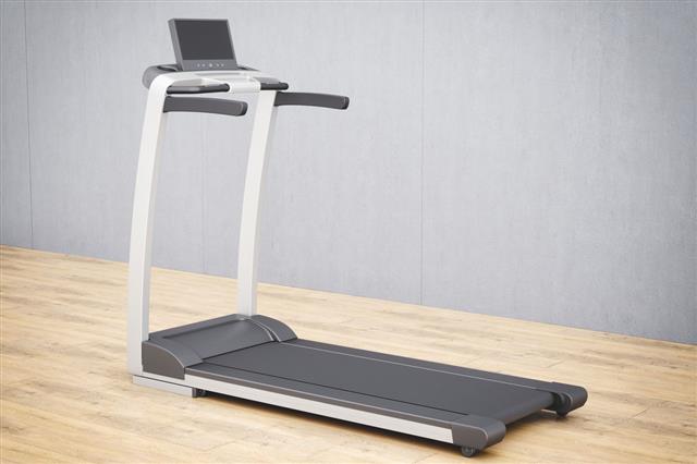 Treadmill In Health Club