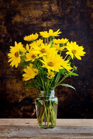 Bright Yellow Flowers Bouquet