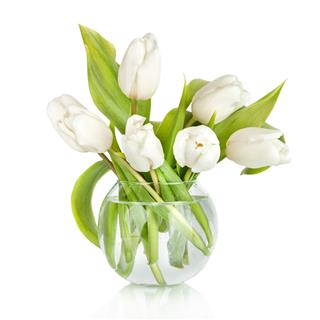 Bouquet Of Tulips In The Vase
