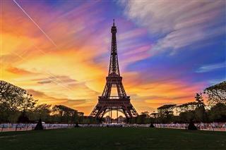 Eiffel Tower In Paris