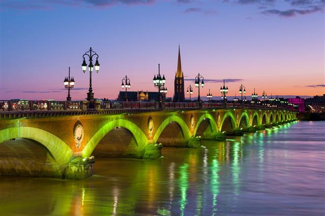 Bordeaux At A Summer Night