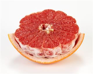 Halved Grapefruit