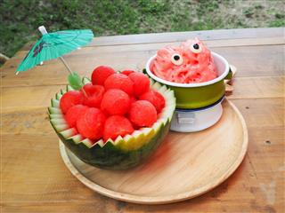 Watermelon And Ice Cream